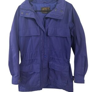 Eddie Bauer Womens Medium Purple Utility Jacket